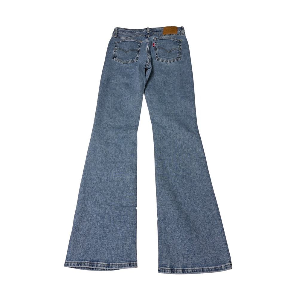 Levis Premium 725 High Rise Bootcut Jeans Blue Denim 27x32 18759-0116 - Picture 9 of 16
